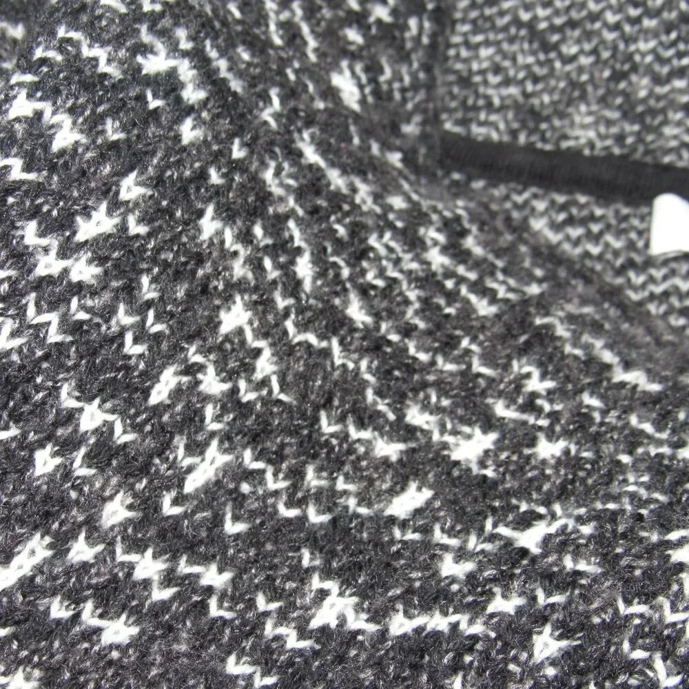 J. Jill PureJill  Mock Turtleneck Gray White Sweater Size S - Picture 8 of 8